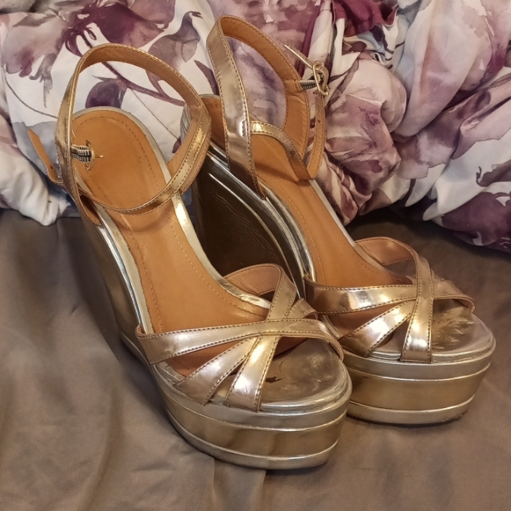 Gold and silver wedges